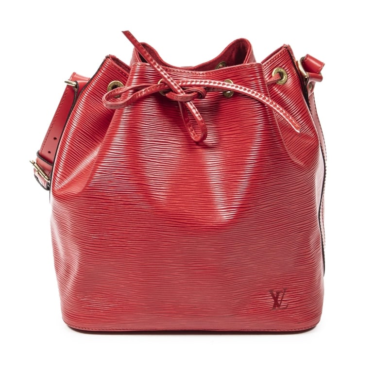 LOUIS VUITTON NOE EPI LEATHER PM RED