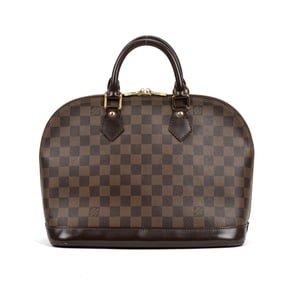 LOUIS VUITTON ALMA PM DAMIER EBENE HANDBAG