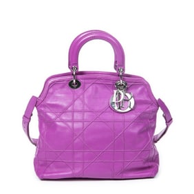 DIOR MEDIUM GRANVILLE LARGE CANNAGE LAMBSKIN TOTE