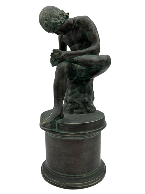 AFTER SPINIARIO BOY WITH THORNE SCULPTURE 19" (1 of 10)