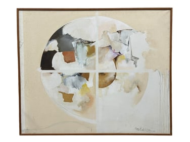 MINDSCAPE #8 BY SB ROBINSON OIL ON CANVAS ABSTRACT