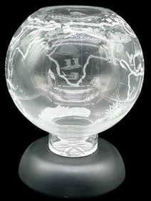 WATERFORD TIMES SQUARE STAR OF HOPE GLOBE 16"