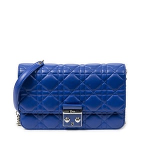 414MDIOR MISS DIOR PROMENADE POUCH – ROYAL BLUE