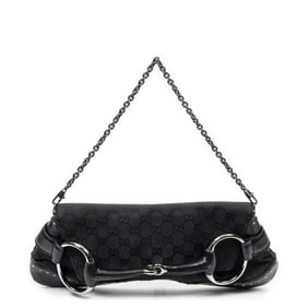 1125GUCCI MEDIUM STUDDED HORSEBIT CHAIN BAG