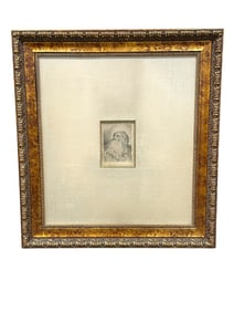 AFTER FRANCISCO GOYA FRAMED ETCHING 28"