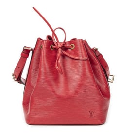 LOUIS VUITTON NOE PM – RED EPI LEATHER