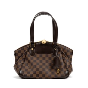 LOUIS VUITTON VERONA PM DAMIER EBENE SHOULDER BAG
