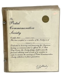 POSTAL COMMEMORATIVE SOCIETY STAMP COLLECTION