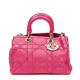 DIOR MEDIUM GRANVILLE TOTE FUCHSIA CANNAGE