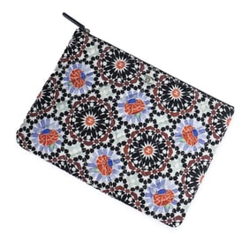 CHANEL DUBAI PARIS O-CASE ZIP POUCH MULTICOLOR