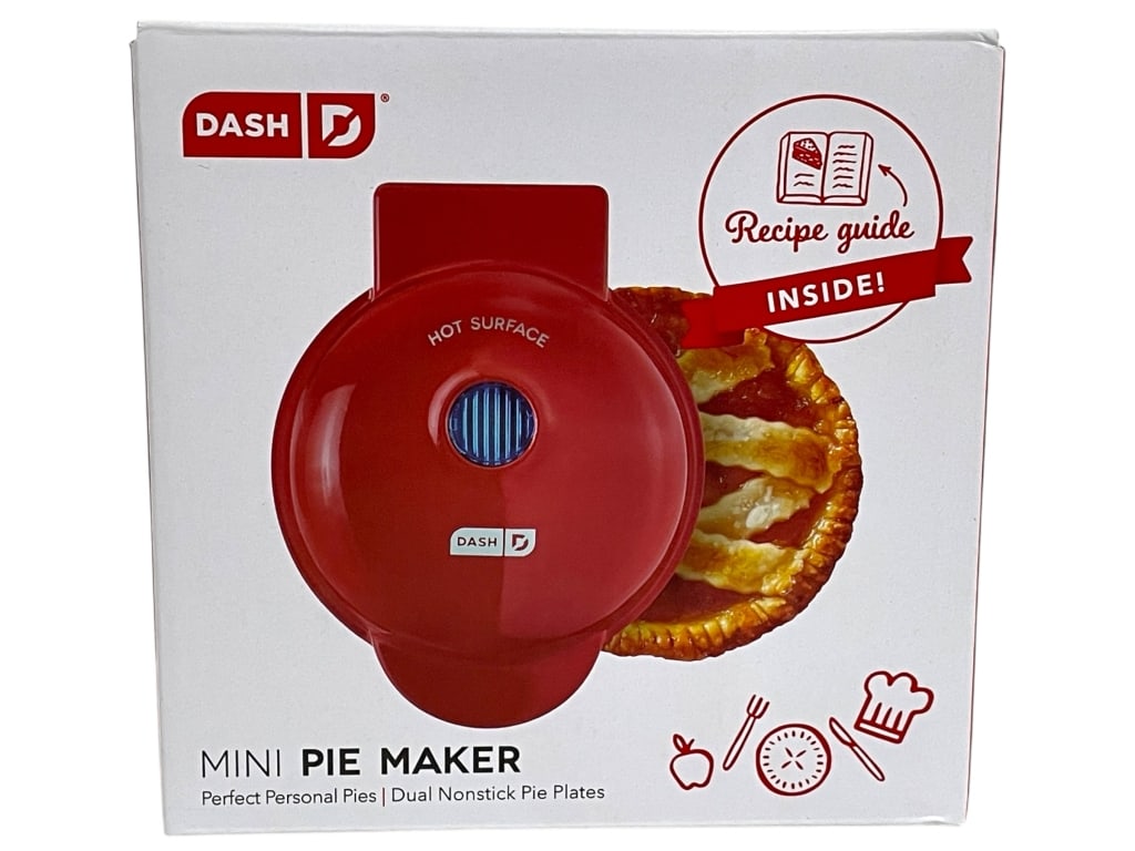 DASH MINI PIE MAKER RED IN BOX (1 of 6)