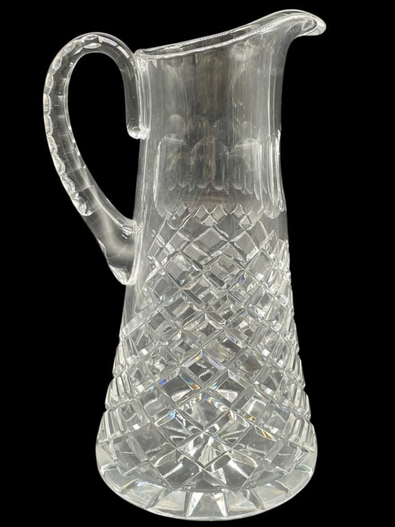 CUT CRYSTAL WATER PITCHER 10.5" (1 of 6)