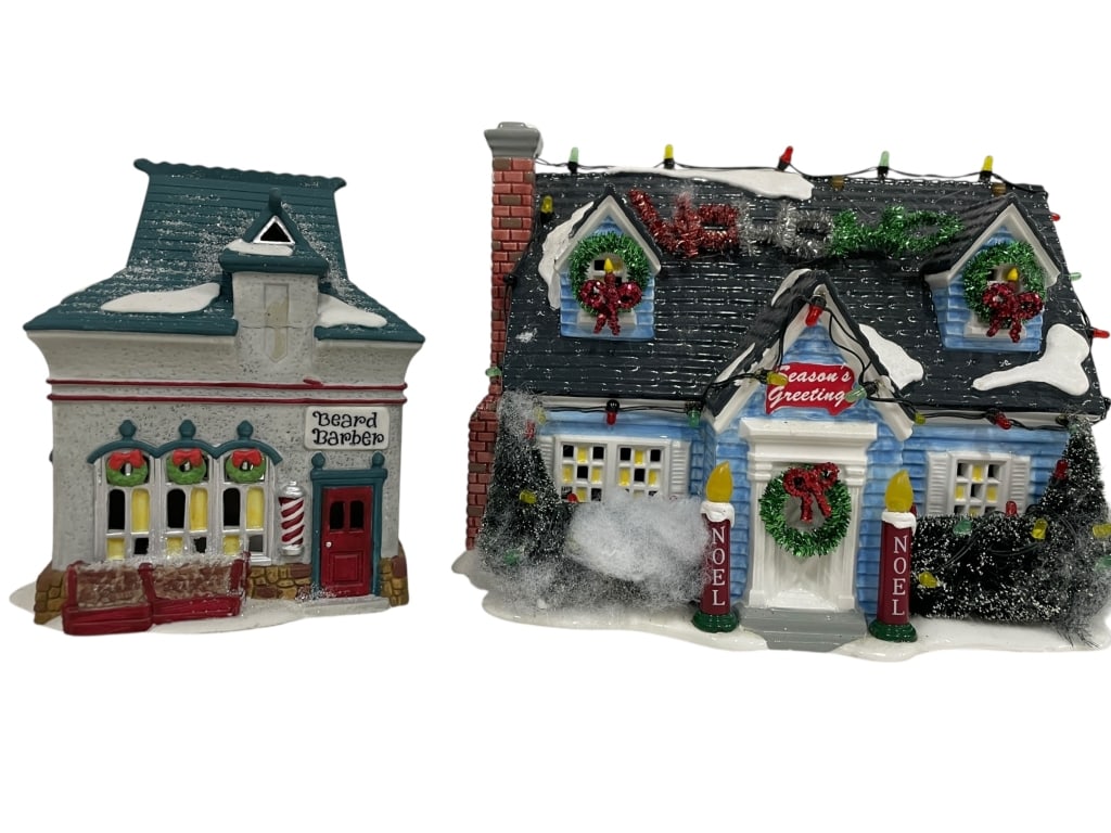 DEPARTMENT 56 HOLIDAY VILLAGE BUILDINGS (1 of 8)