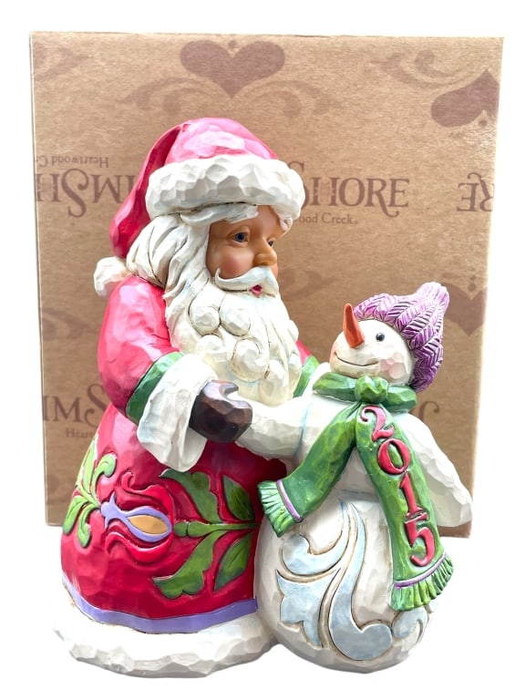 NEW! NIB JIM SHORE "JOLLY SMILES" DATED 2015 (1 of 5)