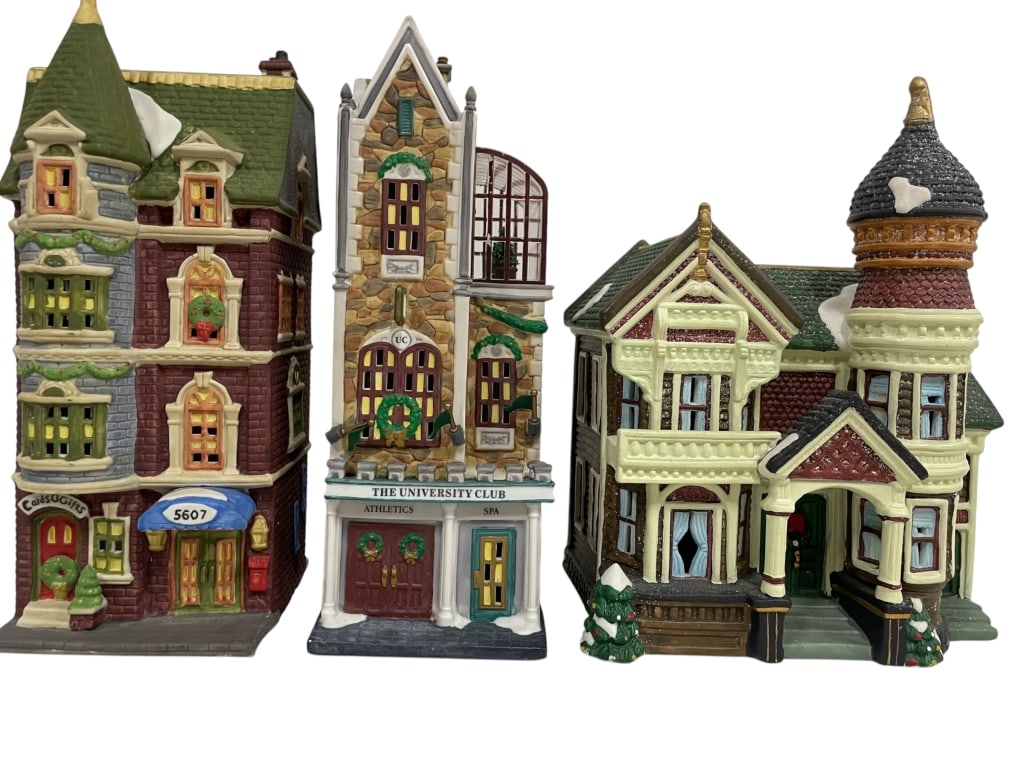 3 DEPT. 56 CHRISTMAS VILLAGE BUILDINGS (1 of 7)
