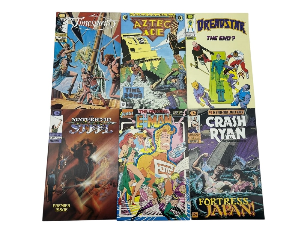 LOT OF 6 INDEPENDENT & EPIC COMICS FROM 1980s (1 of 9)