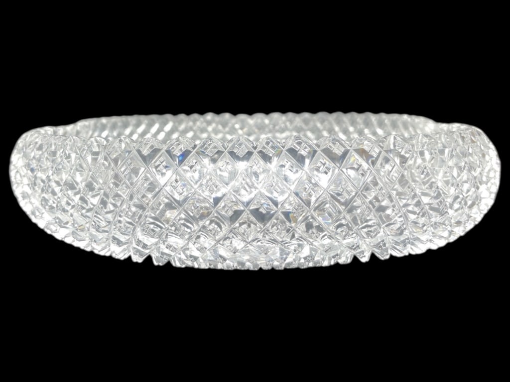 LARGE CUT CRYSTAL CENTER BOWL, 8.5" (1 of 4)