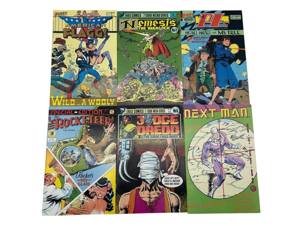 LOT OF 1980s INDIE & CULT FAVORITE COMICS LOT OF 6 (1 of 9)