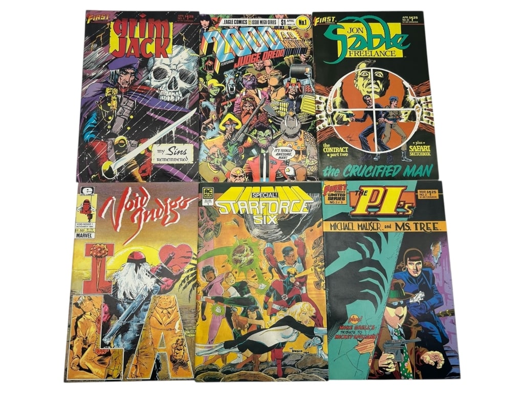 LOT OF 6 CULT-FAVORITE INDEPENDENT COMICS (1 of 9)