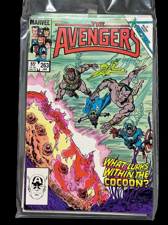 COMIC BOOK - 4 COPIES OF THE AVENGERS (1986) #263 (1 of 3)