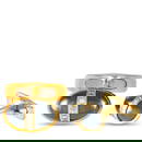 BVLGARI 18K GOLD, DIAMOND AND HEMATITE CUFFLINKS