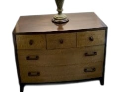 PAIR OF ART NIGHTSTANDS 38"