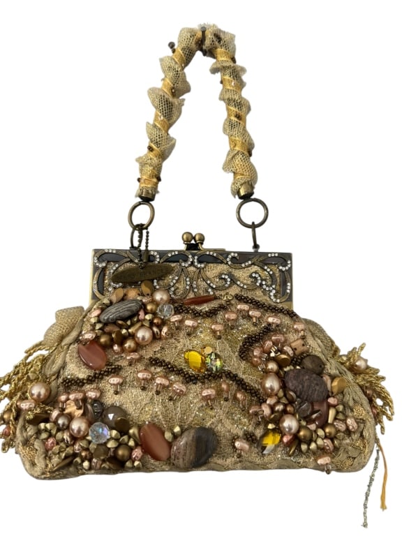 MARY FRANCES BEADED EMBELLISHED EVENING BAG (1 of 4)