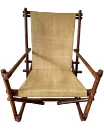 SPANISH WOVEN WICKER & BAMBOO 36"