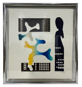 GEORGE SEGAL 'TRANSFIXED III' EMBOSSED LITHOGRAPH