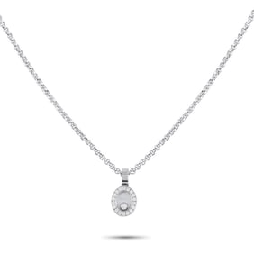 CHOPARD HAPPY DIAMOND 18K GOLD & DIAMOND NECKLACE