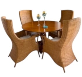 TOMMY BAHAMA FLORIDA REGENCY WICKER DINING SET