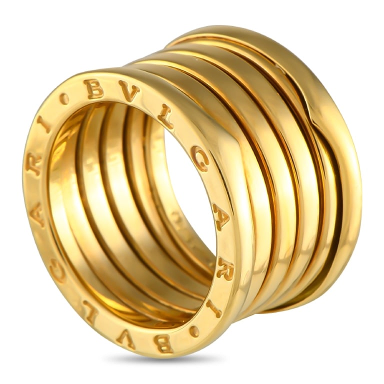 BVLGARI B.ZERO1 18K YELLOW GOLD RING SZ 5.5 (1 of 4)
