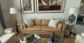 DURALEE SOFA WITH KRAVET UPHOLSTERY
