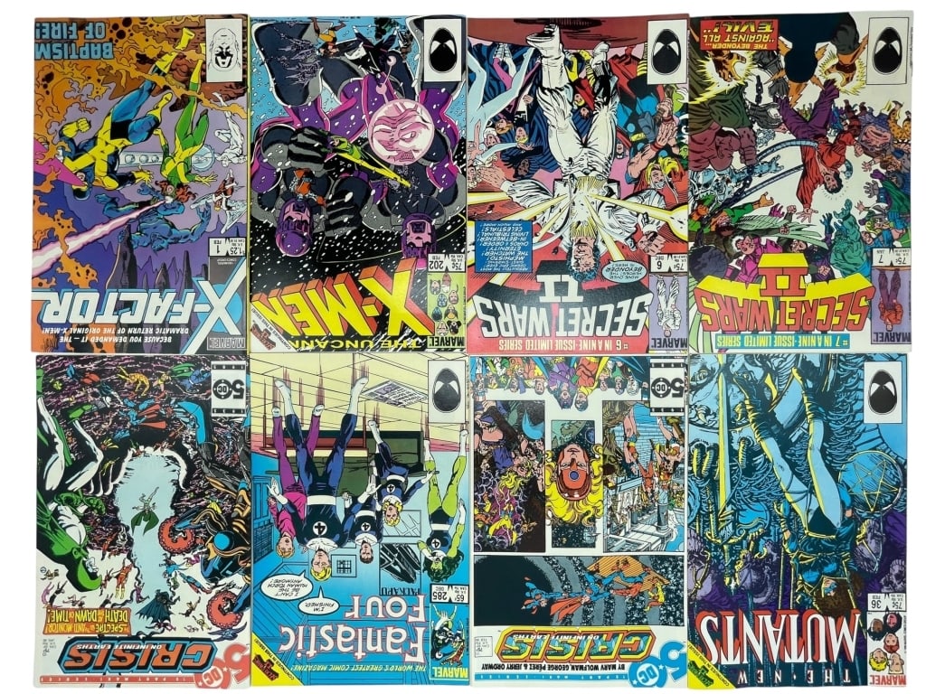 COLLECTION OF 8 VINTAGE MARVEL & DC COMIC BOOKS (1 of 4)