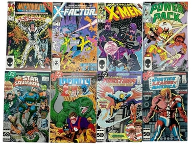 COLLECTION OF 8 VINTAGE MARVEL & DC COMIC BOOKS