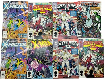 COLLECTION OF 8 VINTAGE MARVEL & DC COMIC BOOKS