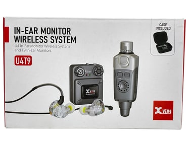 NIB XVIVE IN-EAR MONITOR WIRELESS SYSTEM U4T9