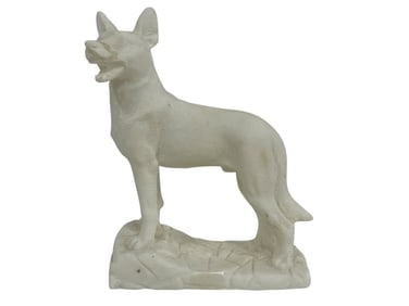 DOG FIGURINE IN A STANDING POSE 6.5"