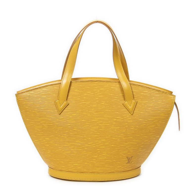 LOUIS VUITTON ST-JACQUES PM YELLOW EPI HANDBAG (1 of 10)