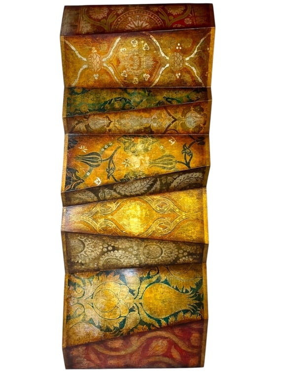 MONUMENTAL DECORATIVE METAL WALL PANEL 91" (1 of 8)