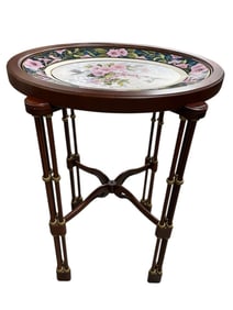 FRANKLIN MINT THE HUMMINGBIRD GARDEN TRAY TABLE