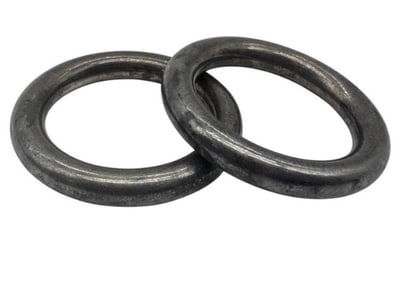 BOLD STERLING SILVER 925 TUBE BANGLE BRACELETS X 2