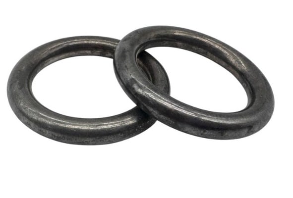 BOLD STERLING SILVER 925 TUBE BANGLE BRACELETS X 2 (1 of 2)