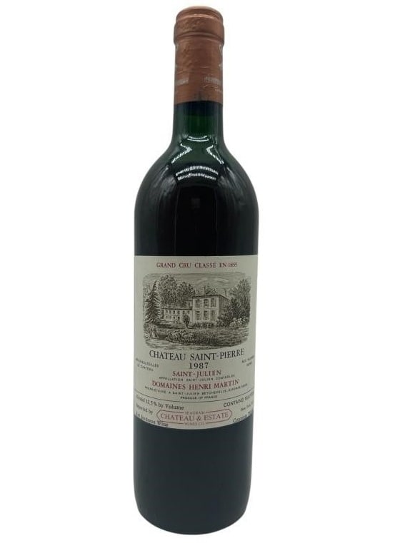 CHÂTEAU SAINT-PIERRE 1987 VINTAGE 750ML BOTTLE (1 of 7)