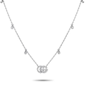GUCCI DOUBLE G 18K GOLD 0.35CT DIAMOND STAT