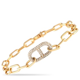18K YELLOW GOLD 1.50CT DIAMOND BRACELET
