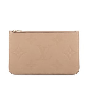 LOUIS VUITTON NEVERFULL POCHETTE EMPREINTE POUCH