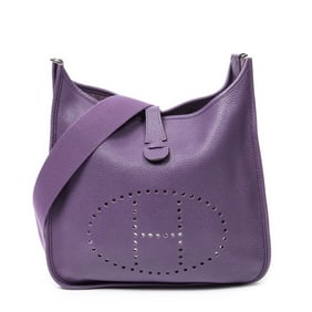 HERMÈS EVELYNE I GM CASSIS CLEMENCE LEATHER BAG