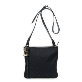GUCCI WEB JOLICOEUR CROSSBODY CANVAS SHOULDER BAG