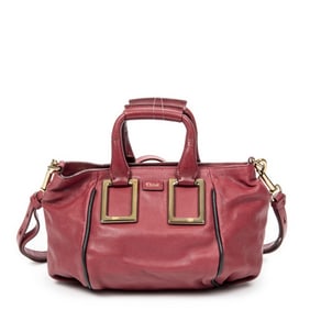 CHLOÉ MINI ETHEL CALFSKIN LEATHER HANDBAG